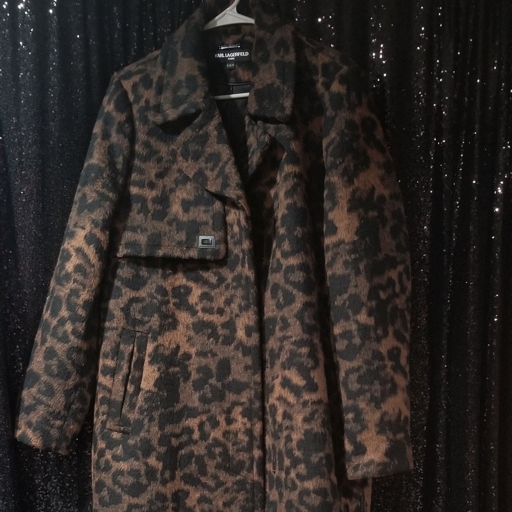 Leopard Print Peacoat